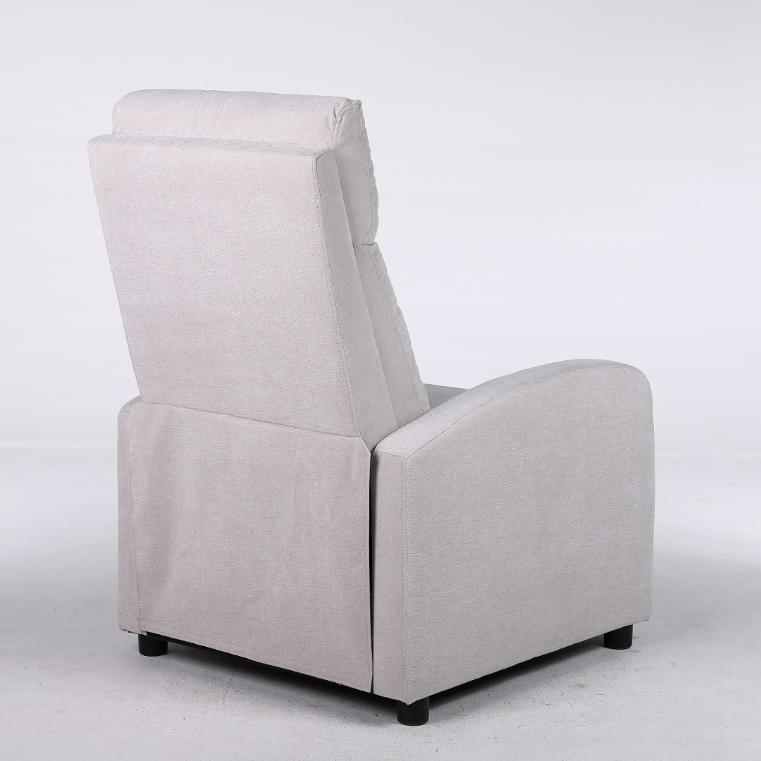 Fotoliu Recliner Stofa Gri