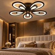 Lustra LED 160W Tears Black Echivalent 600W