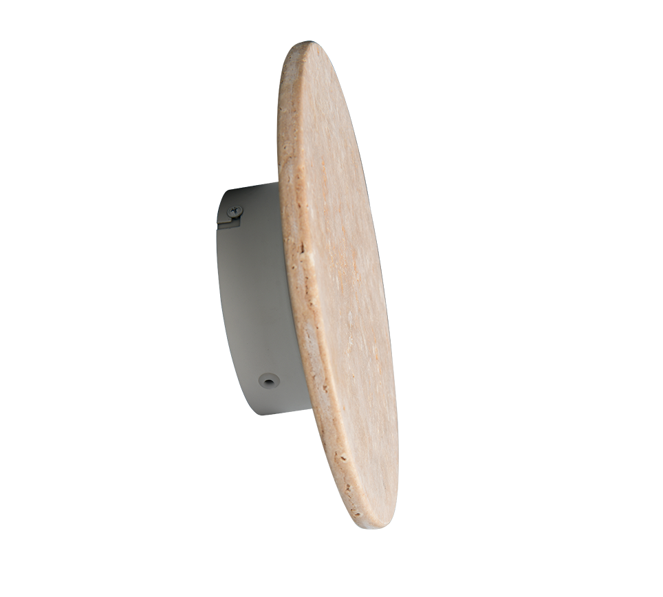 Aplica LED Premium Bobbin Travertin Ø25CM