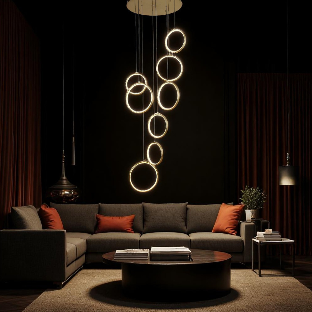 Lustra LED Suspendata GOLD Catania