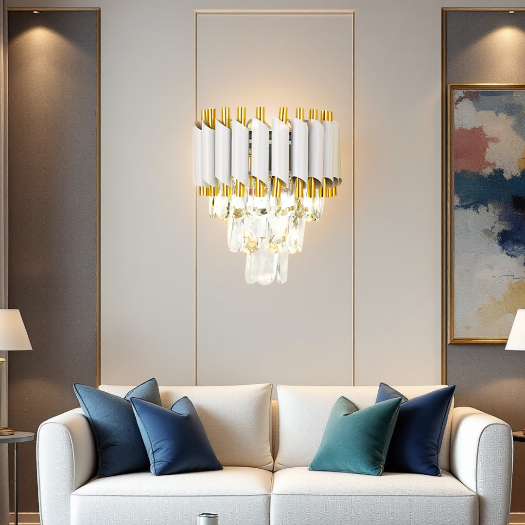 Aplica Perete Cristal WHITE PANTHER