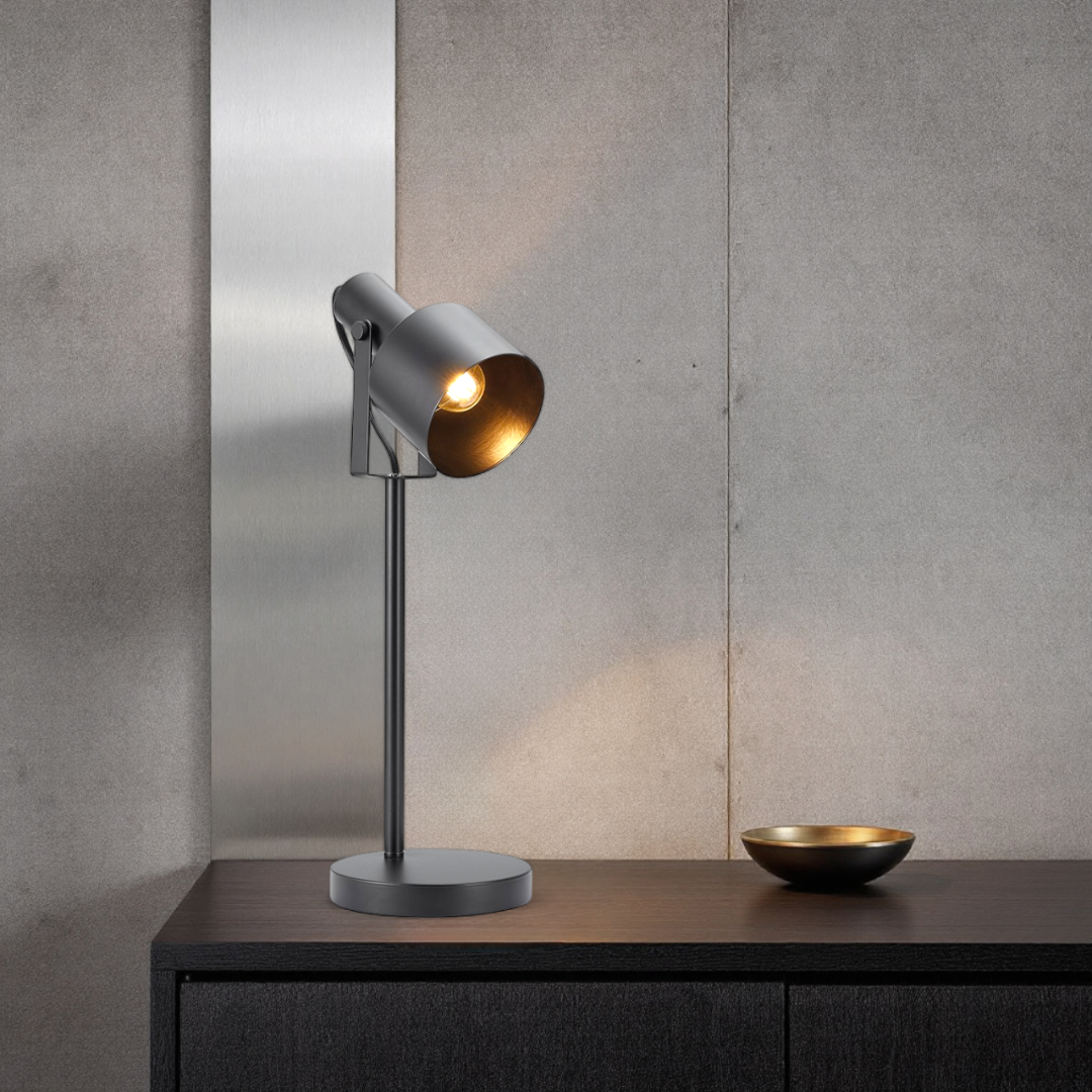 Veioza Moderna cu Bec 1xE27 Arcane Black