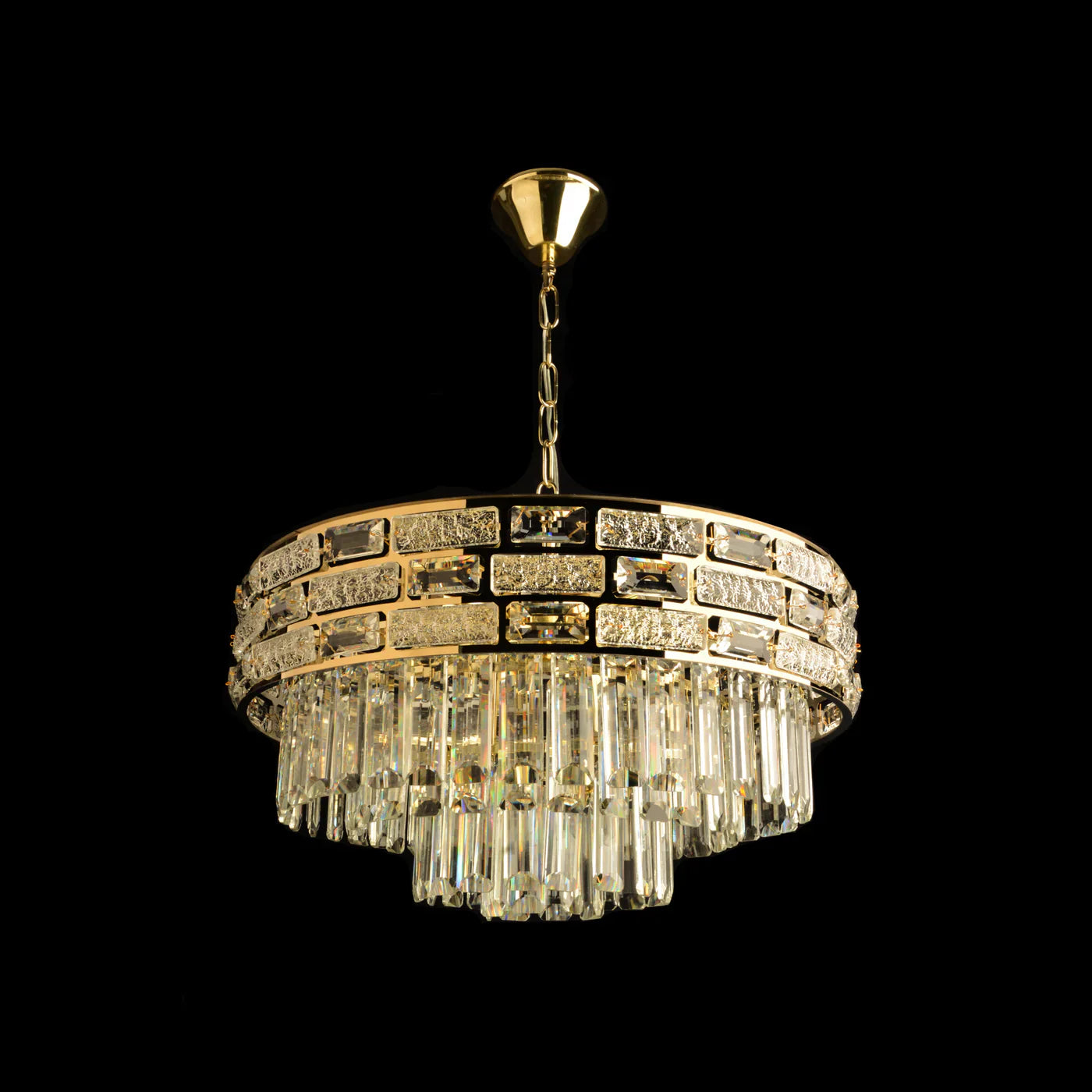 Candelabru Cristal BERA Gold ⌀50CM