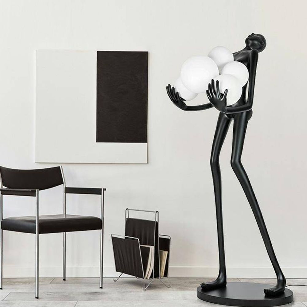 Lampadar Luxury OMNIO Black 180cm