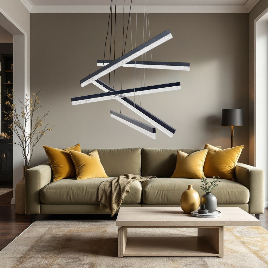 Lustra LED Suspendata Mira Echivalent 500W Telecomanda