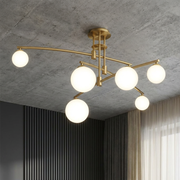 Lustra Abajur MATEO 6xE27 Gold