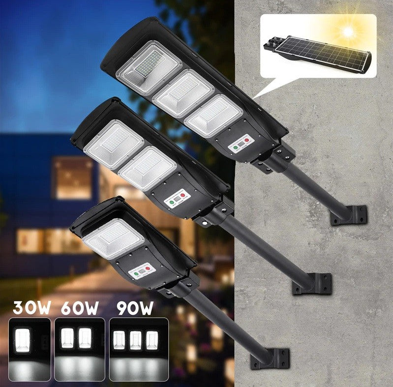 Lampa LED 90W Solara SLIM Senzor Miscare + Telecomanda