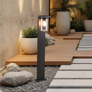 Stalp Ornamental ARDILA Finisaj Negru 100CM 1XE27