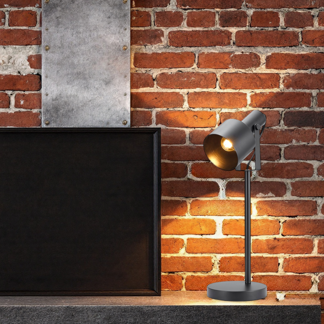 Veioza Moderna cu Bec 1xE27 Arcane Black