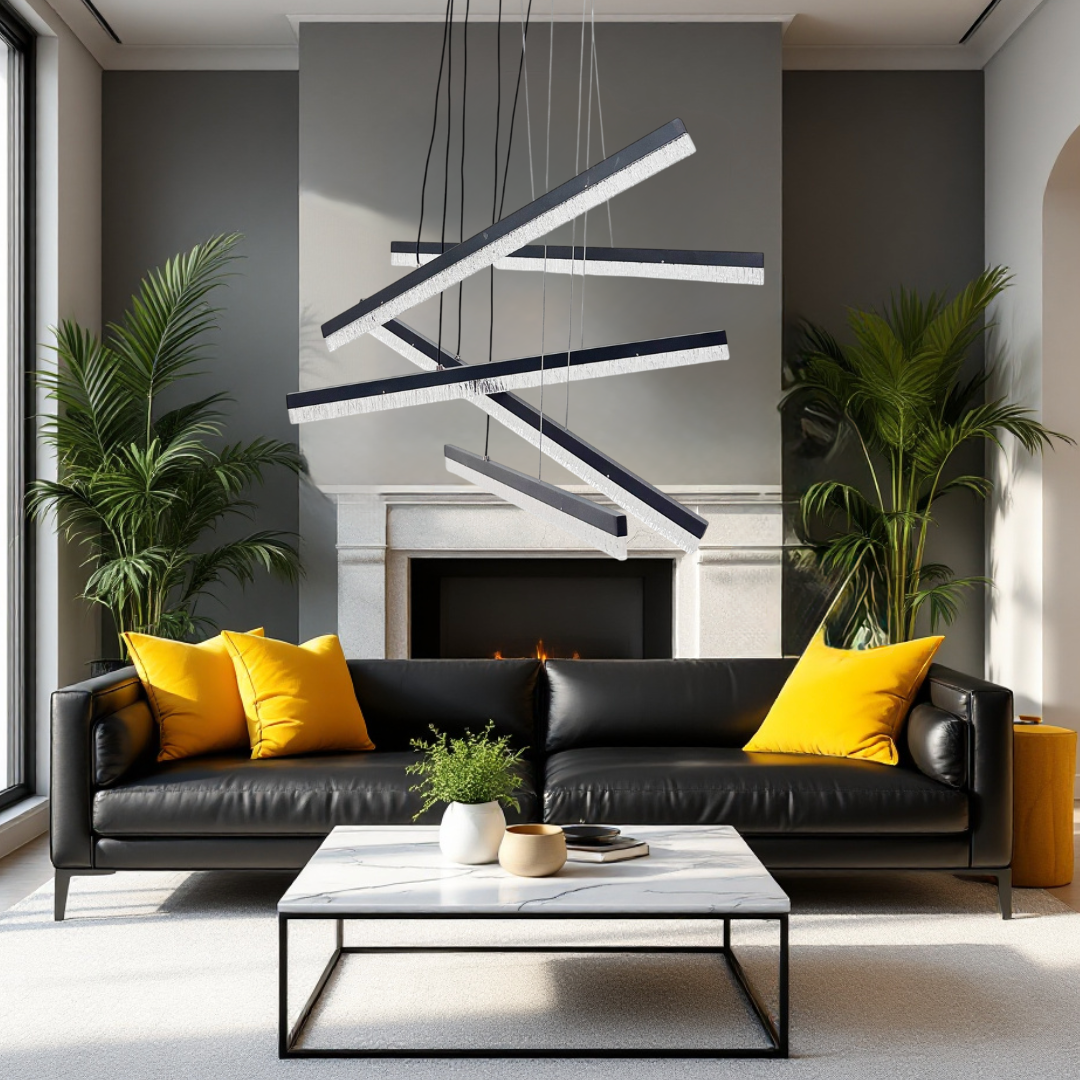 Lustra LED Suspendata Mira Echivalent 500W Telecomanda