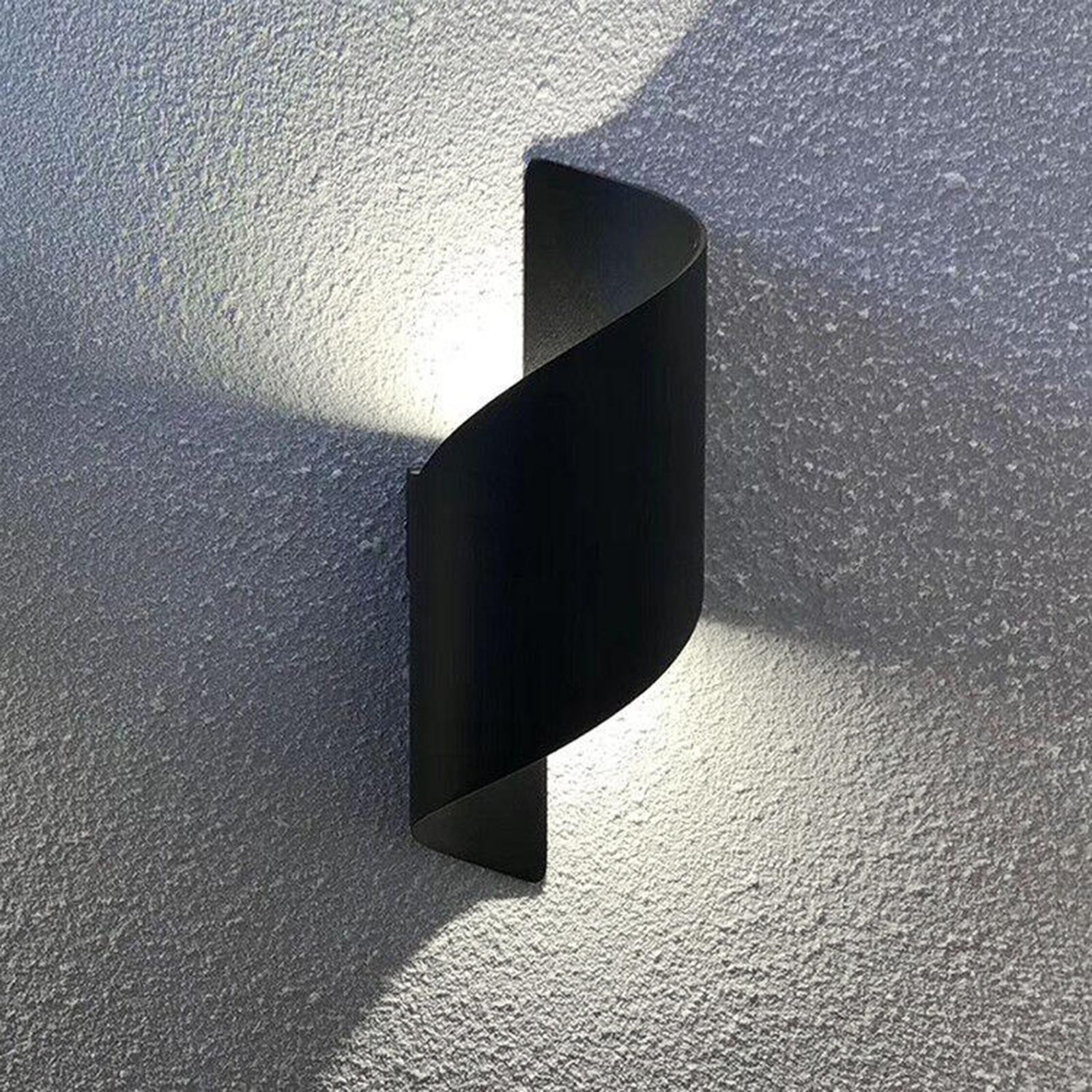 Aplica LED Exterior 10W Spirala Neagra