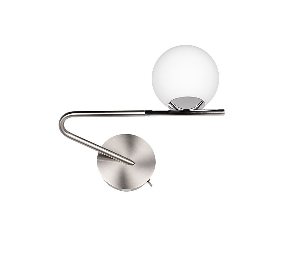 Aplica Premium Flaming Silver 1xG9