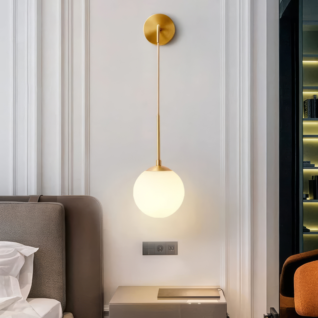 Aplica Ajustabila Slim Nordic Style Gold Abajur Mat AURIE / ABAJUR / APLICA PERETE Wall Light Fixtures