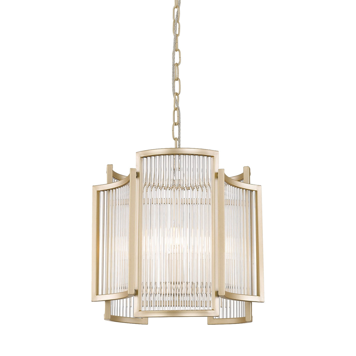 Candelabru Suspendat Premium SERGIO Gold 3 x E14