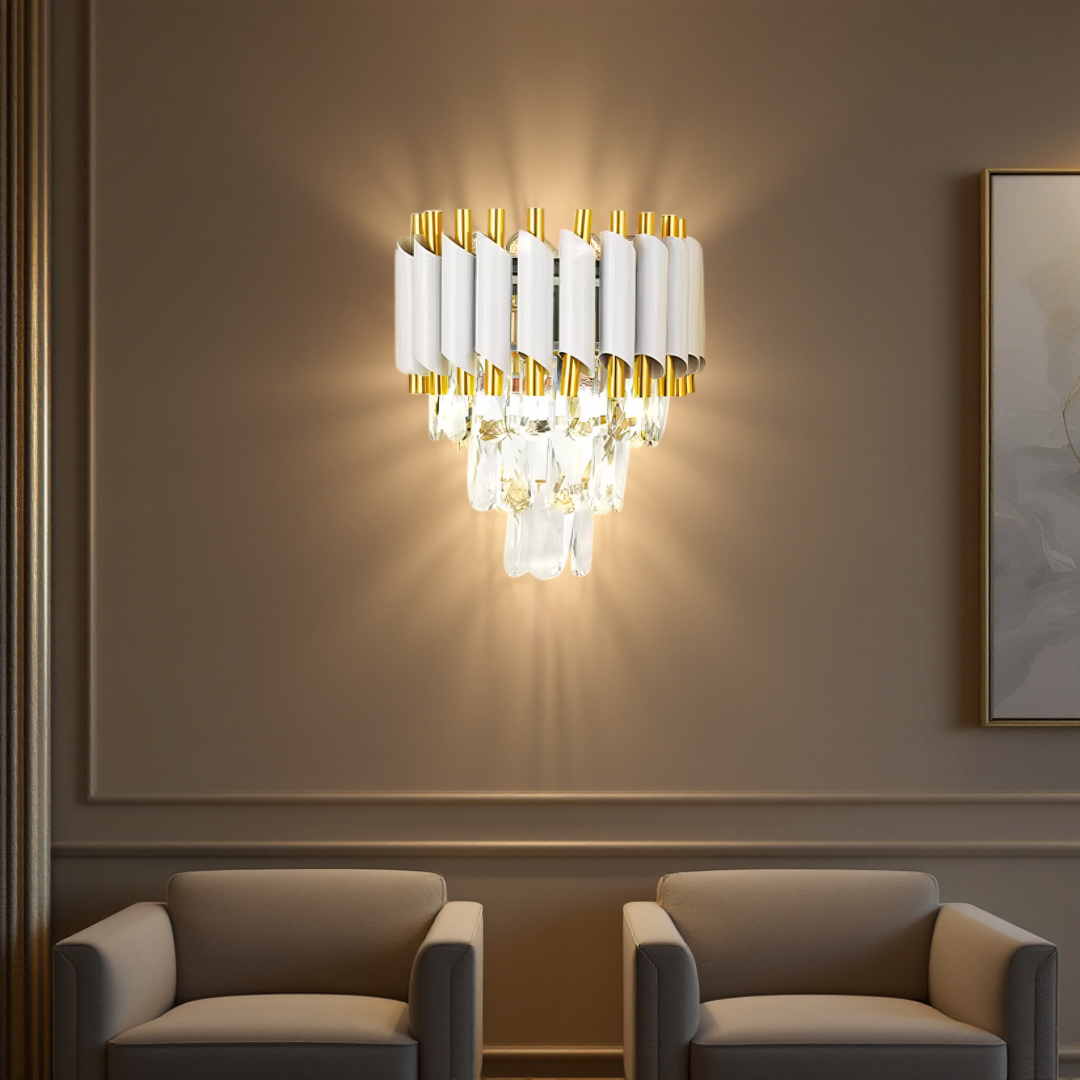 Aplica Perete Cristal WHITE PANTHER