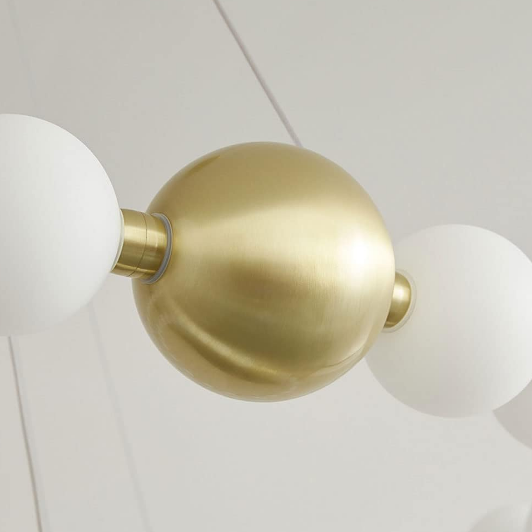 Lustra LED Abajur 72W Fibonacci Echivalent 500W cu Telecomanda