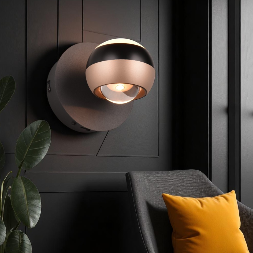 Aplica LED Orbit 3 lumini din buton, Dimabila