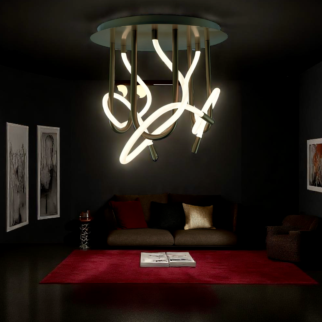 Lustra LED SUFITOWA 3 Functii Echivalent 400W