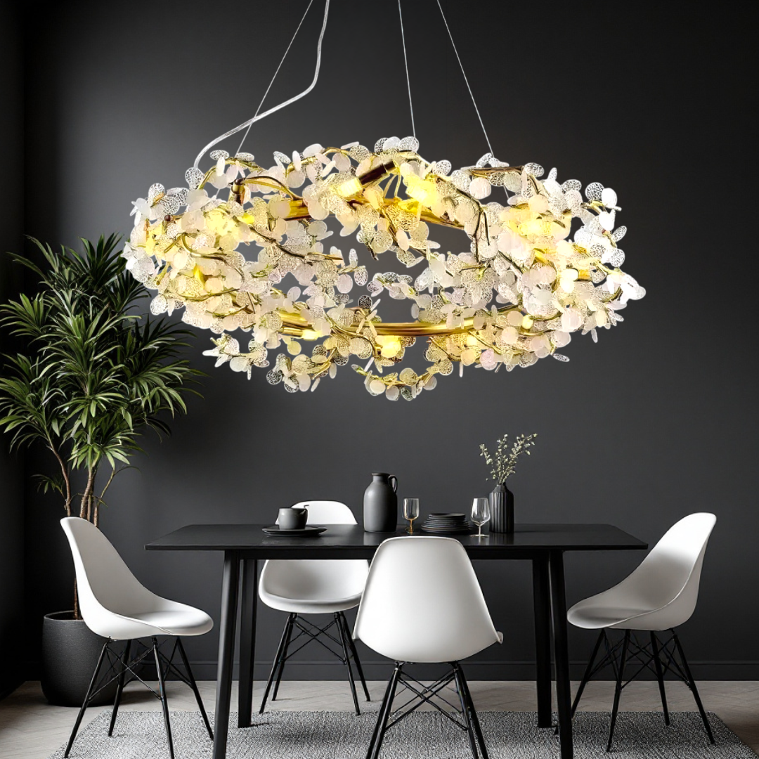 Candelabru Crystal Luxury Flowers