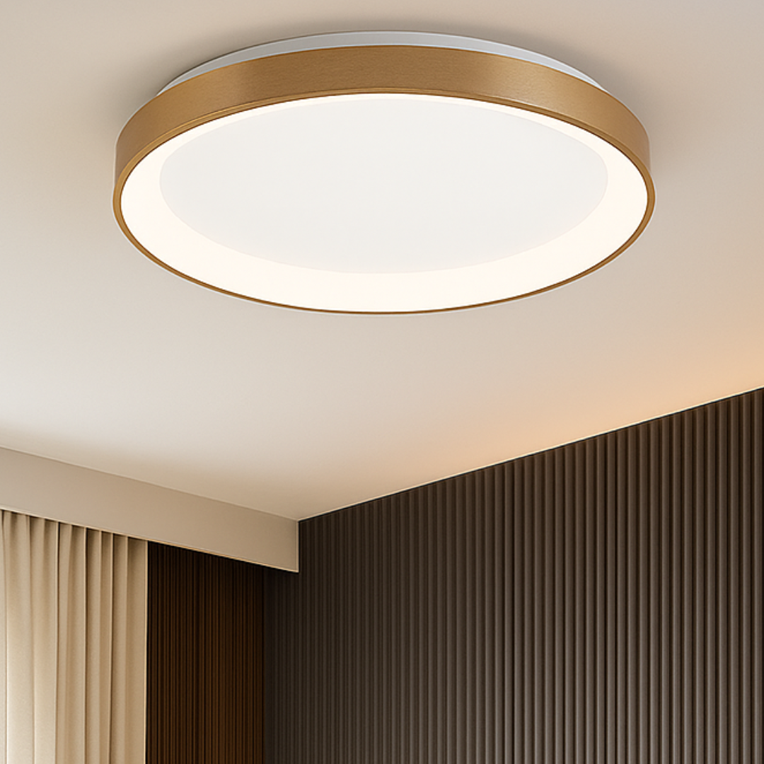 Lustra LED Aplicata GOLD BELLA 36W 3IN1 AURIE / 105CM / MINIMALIST DESIGN Lighting Fixtures
