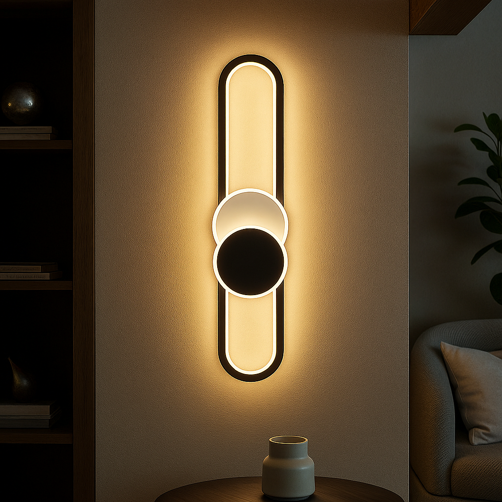 Aplica LED MOZZY 60cm Black Echivalent 74W