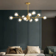 Lustra Abajur BERGAMO Gold 15xG9