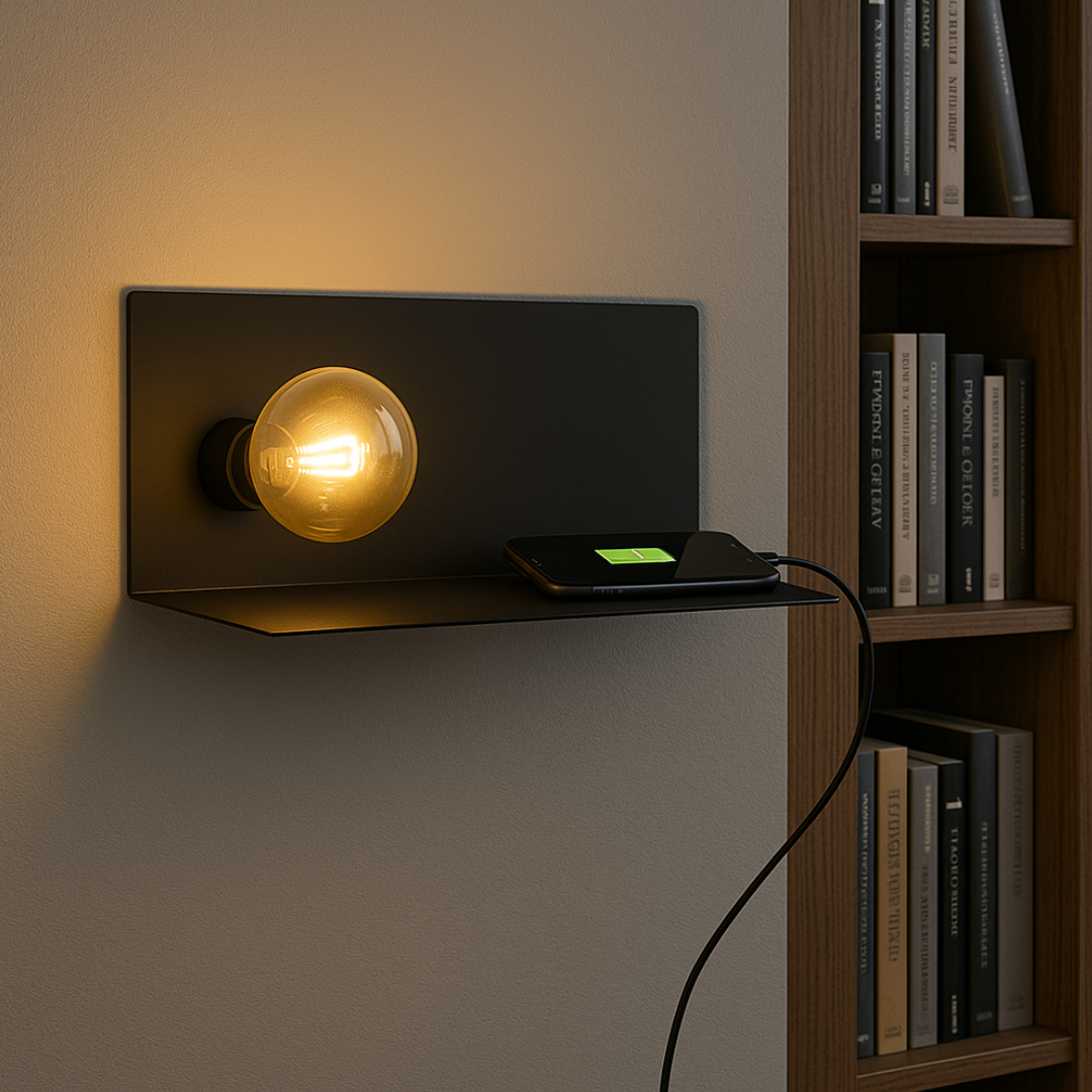 Aplica Perete CIGLIE EGLO 1xE27 cu Incarcare USB