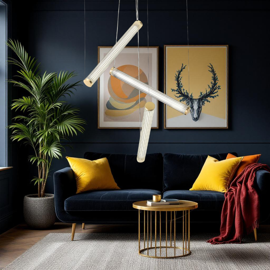 Lustra LED Smart Telecomanda Lucente Dimos