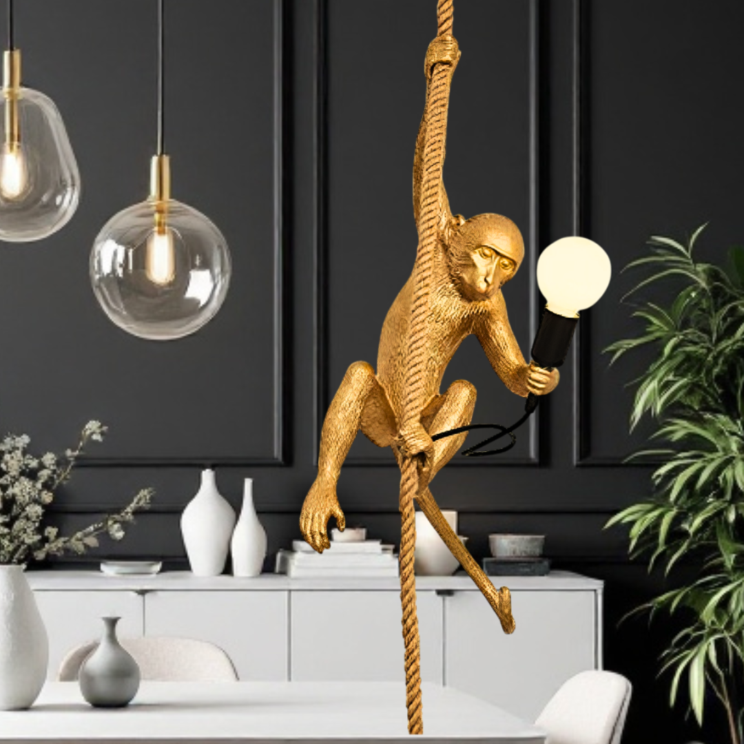 Pendul 1xE27 Monkey Gold