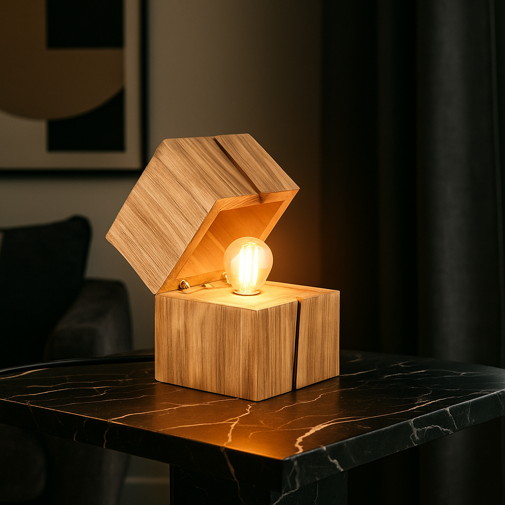 Veioza Decorativa TREASURE 1x E14 Finisaj Natural