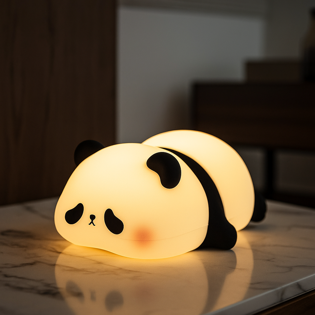 Lampa de Veghe LAZY PANDA Portabila LED RGB