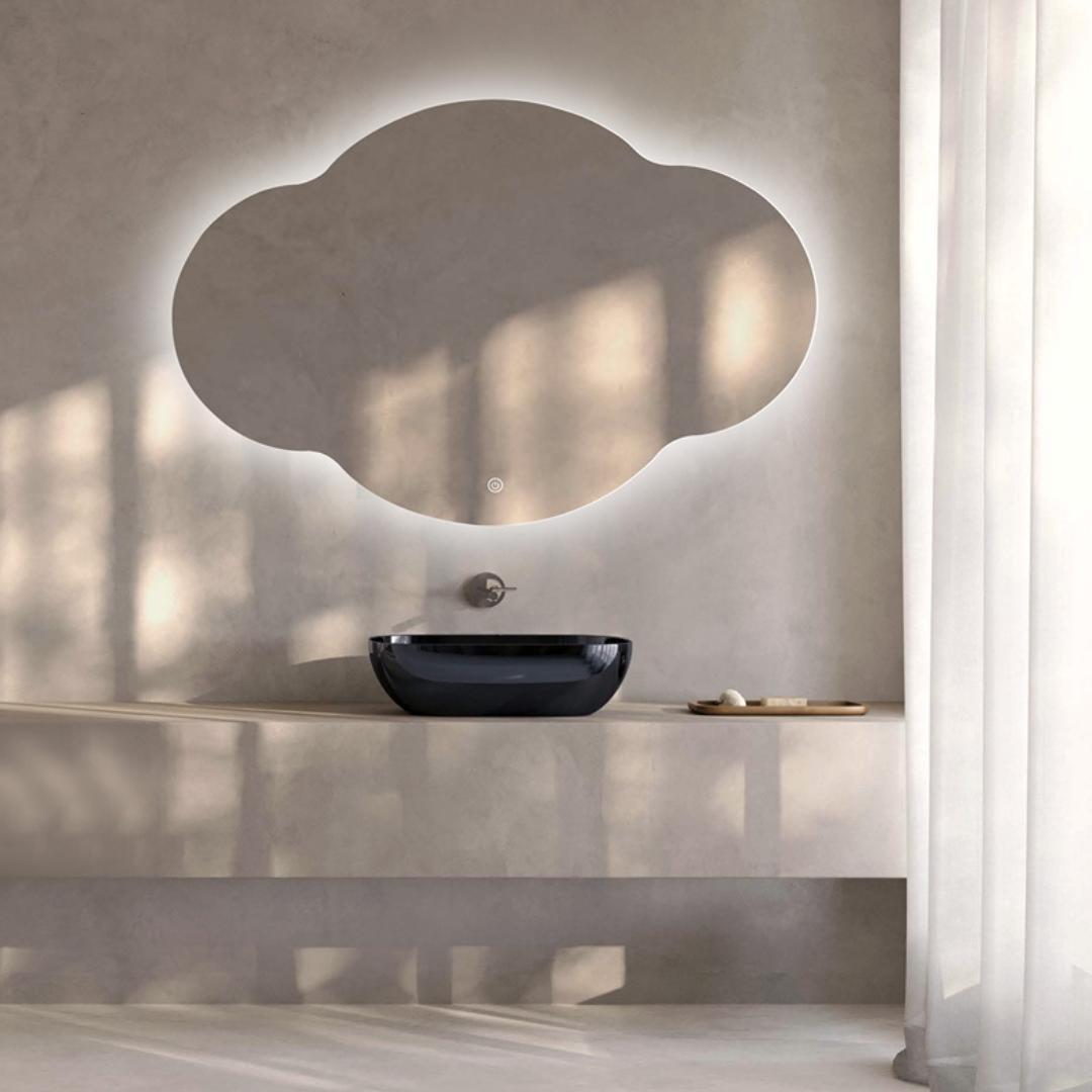 Oglinda LED FRAMELESS SELENE 80x60CM 3 Lumini si Touch