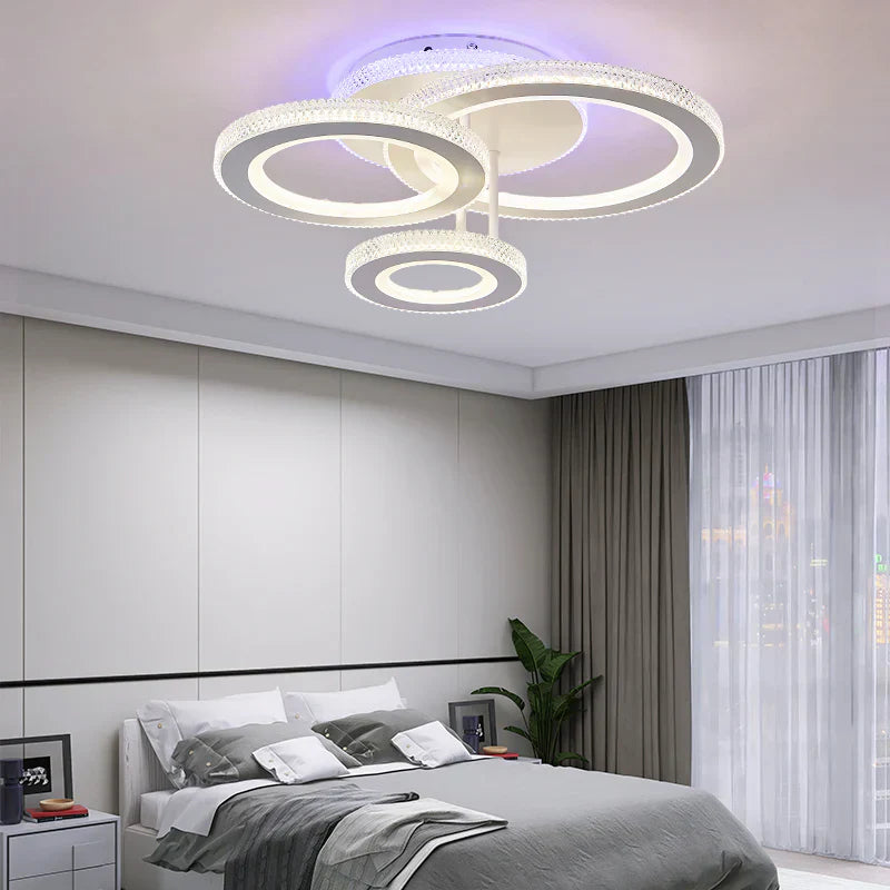 Lustra LED 174W M600-1+1+1 RGB Telecomanda Echivalent 600W