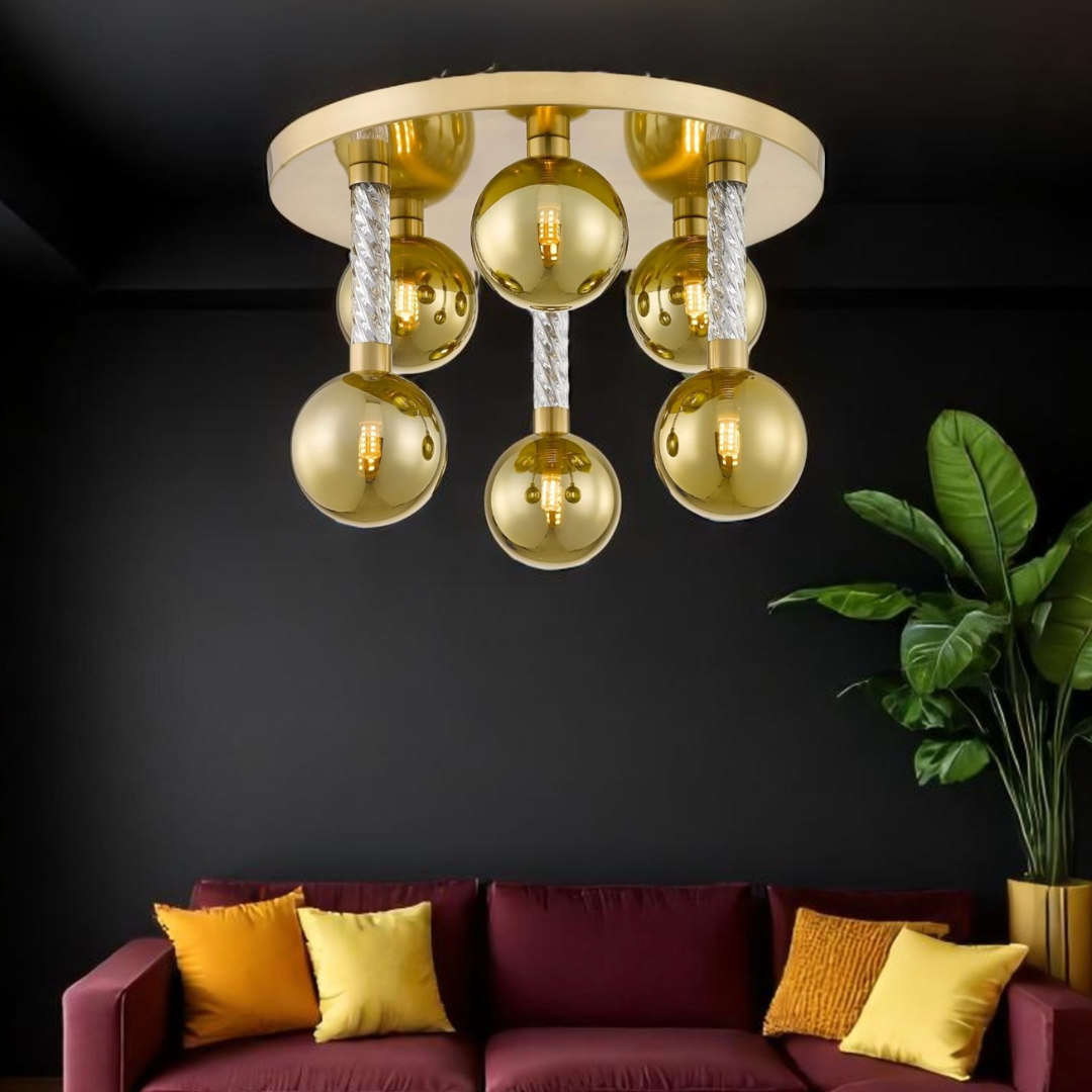 Lustra Luxury Gold Mida