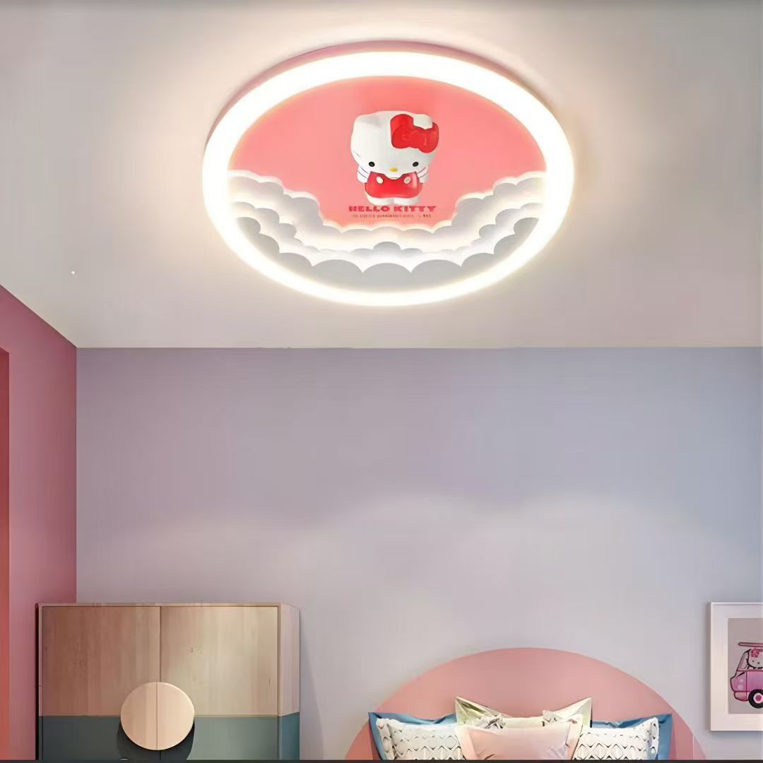 Lustra LED Cloudy Hello Kitty Echivalent 550W Telecomanda