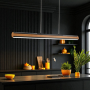 Lustra LED Suspendata DEACON Wood Echivalent 500W