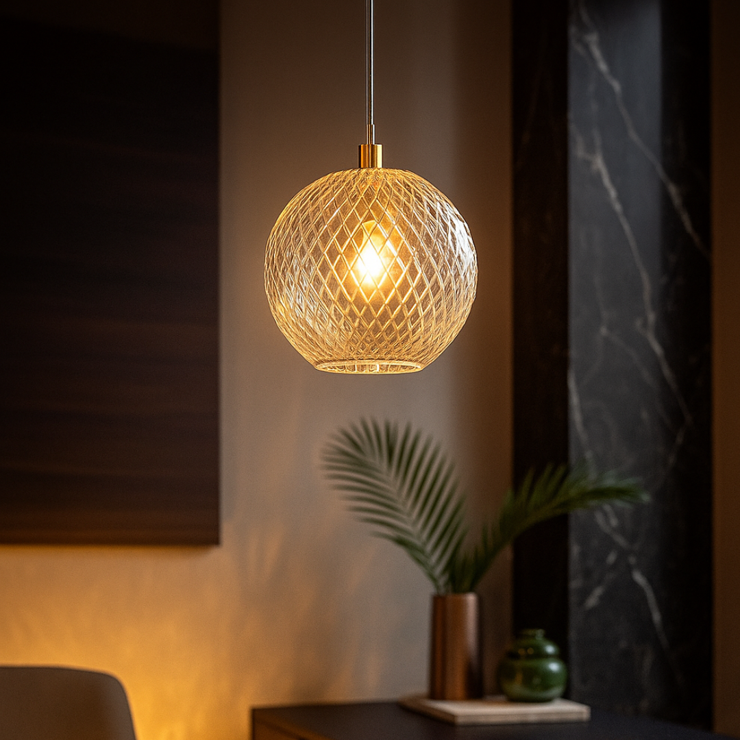 Pendul Abajur Cebolla Gold