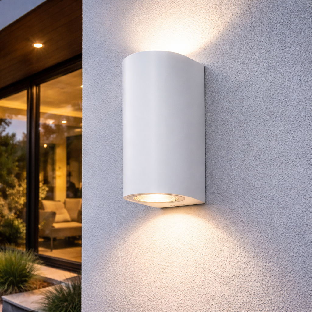 Aplica IP44 Dulie 2xGU10 White 15CM