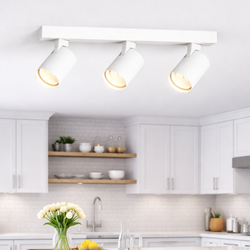 Lustra Volf White Premium cu 3 Spoturi Reglabile