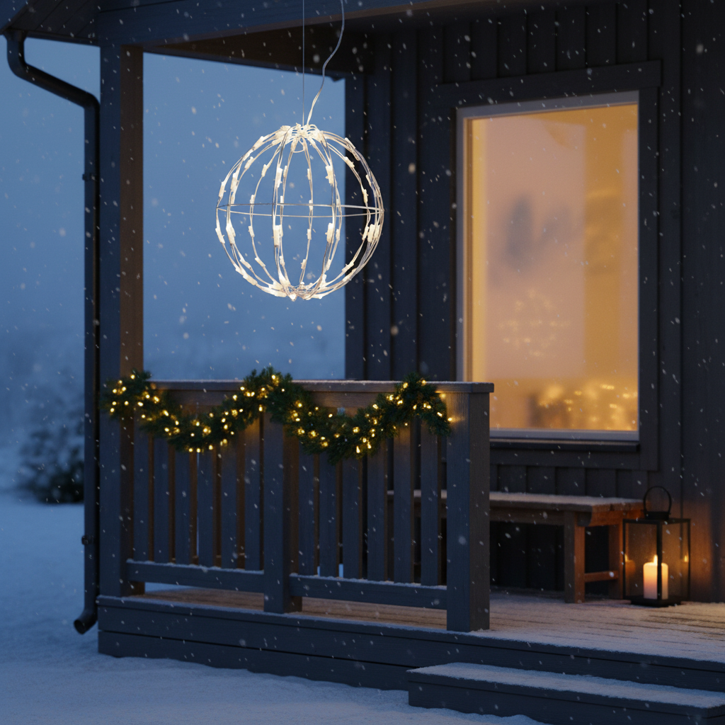 Glob Decorativ LED Starfell Lumina Rece 40cm 3.6W IP44