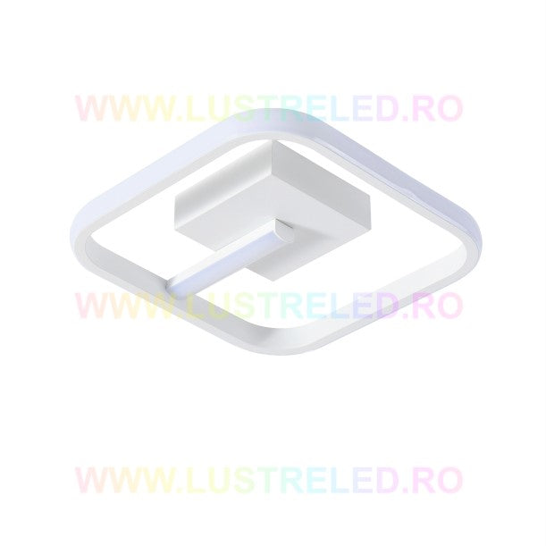 Lustra Led 36W Venus Square Alb Echivalent 150W Lighting Fixtures