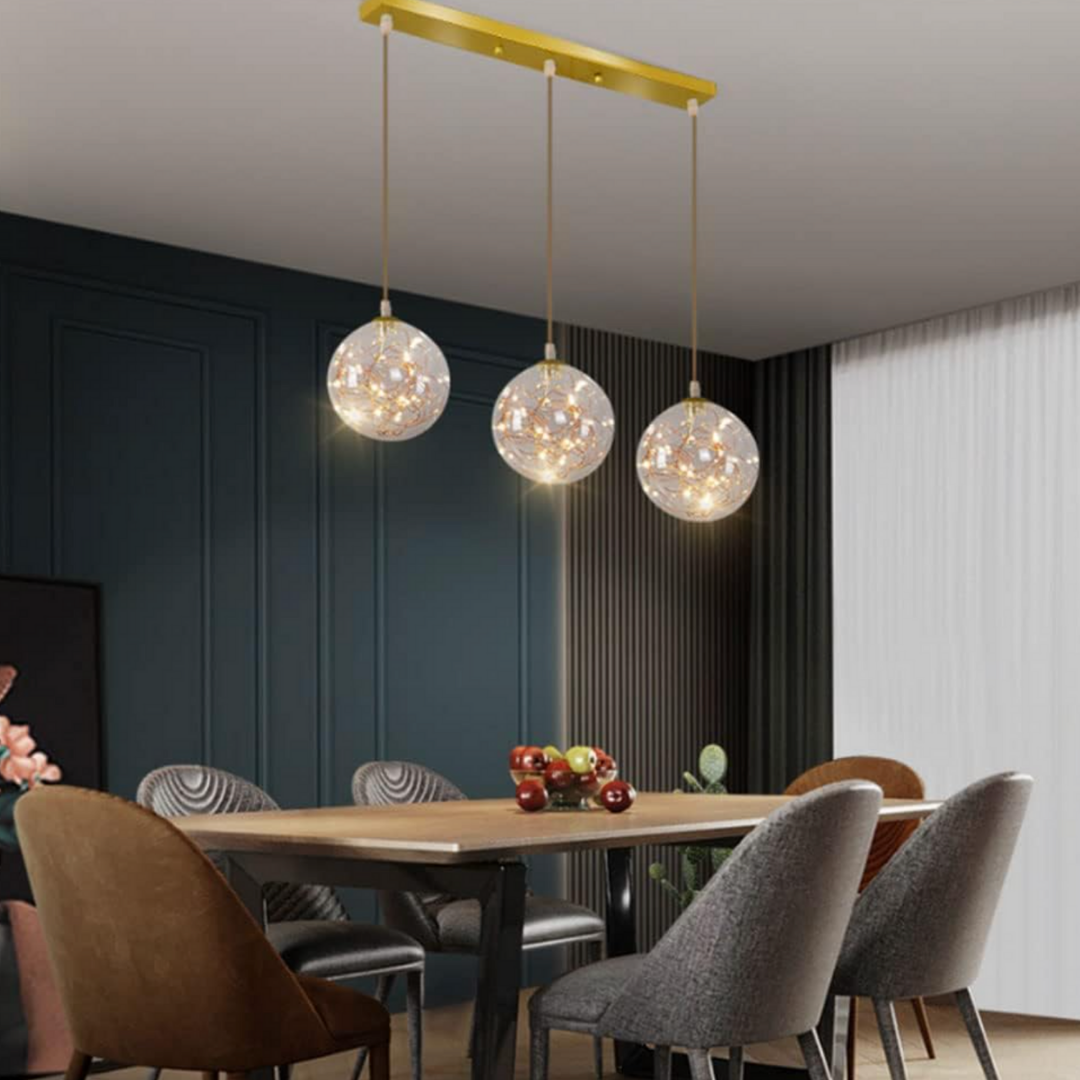 Lustra LED Sparkle Abajur Transparent DX333-3