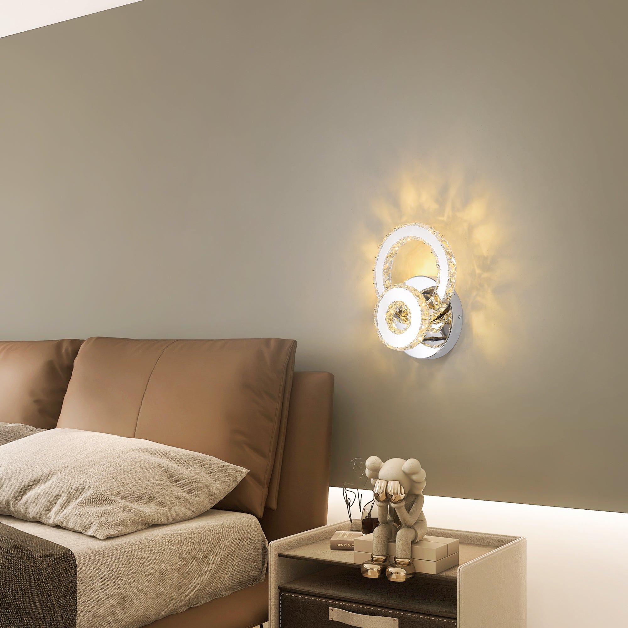 Aplica LED 40W Cristal DAIANA Chrome