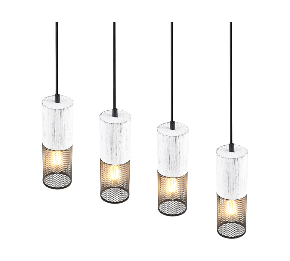 Lustra Suspendata Liniara Vintage TOSH Alba 4xE27 Premium