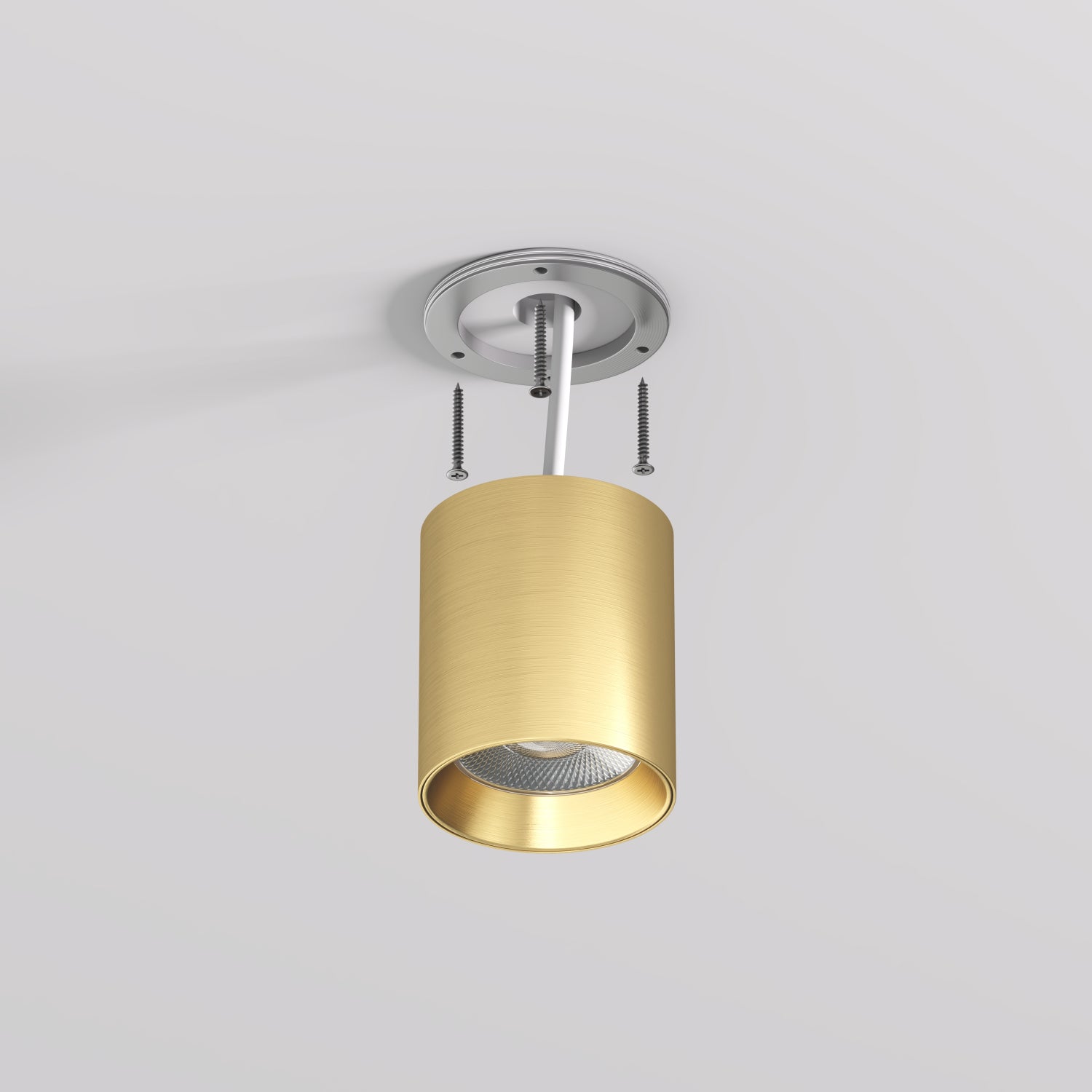 Spot LED SHINE TUBE Gold Aplicat Rotund 10W Premium Ø7 x H8 CM | CRI≥90 | 3000K