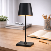 Veioza LED Decorativa Neagra Dimabila Lumina Calda 37CM IP44