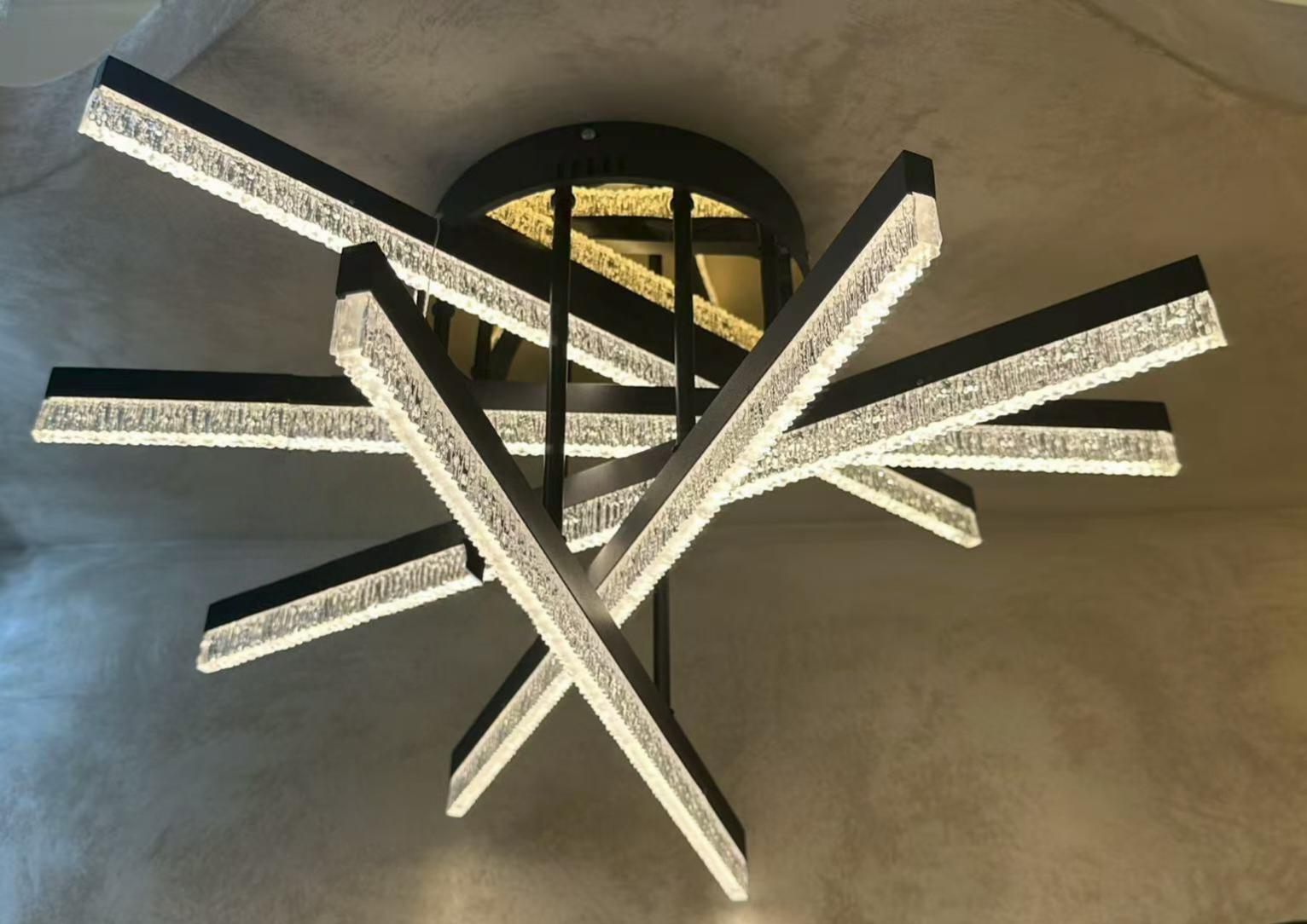 Lustra LED Aplicata Mira 5 Linnes Echivalent 500W Telecomanda