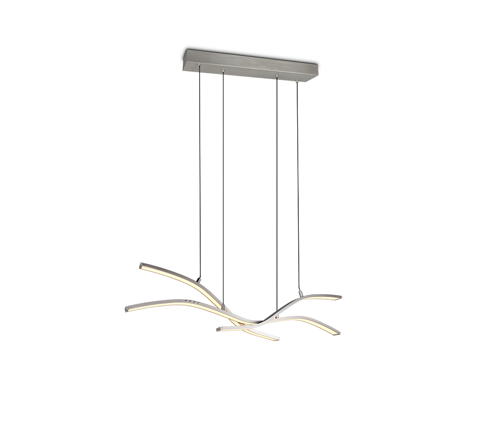 Lustra LED Suspendata Premium Spider Silver - Inaltime Reglabila prin Telecomanda