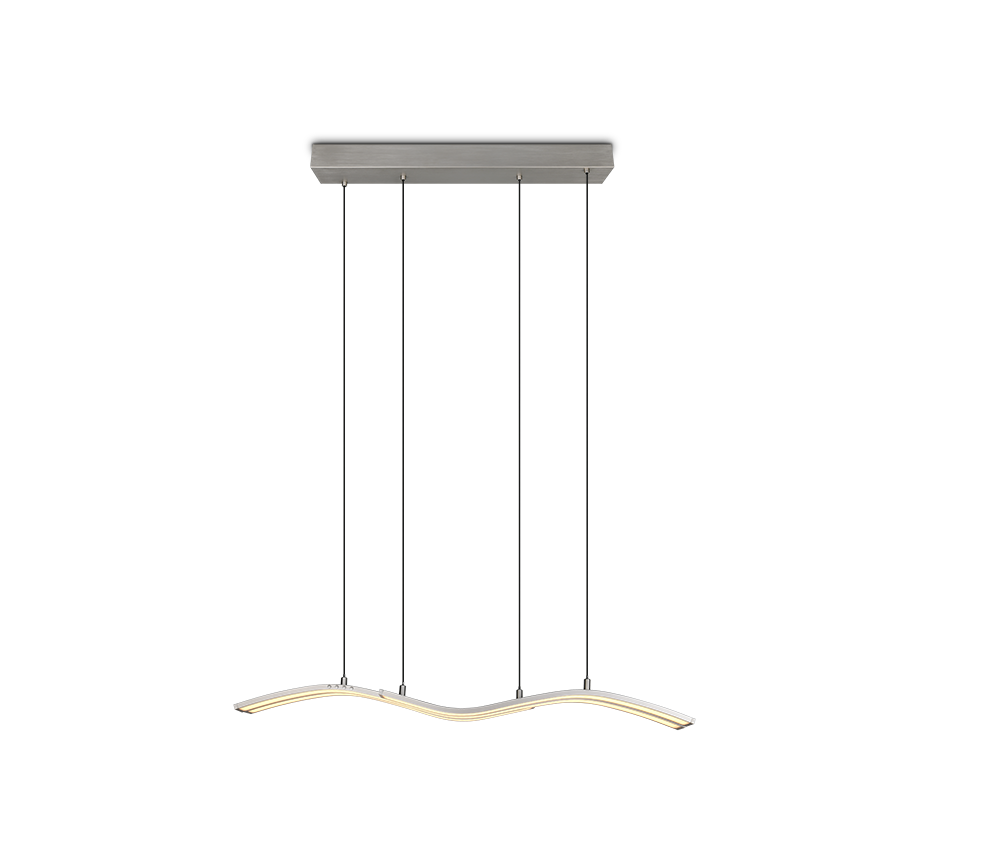 Lustra LED Suspendata Premium Spider Silver - Inaltime Reglabila prin Telecomanda