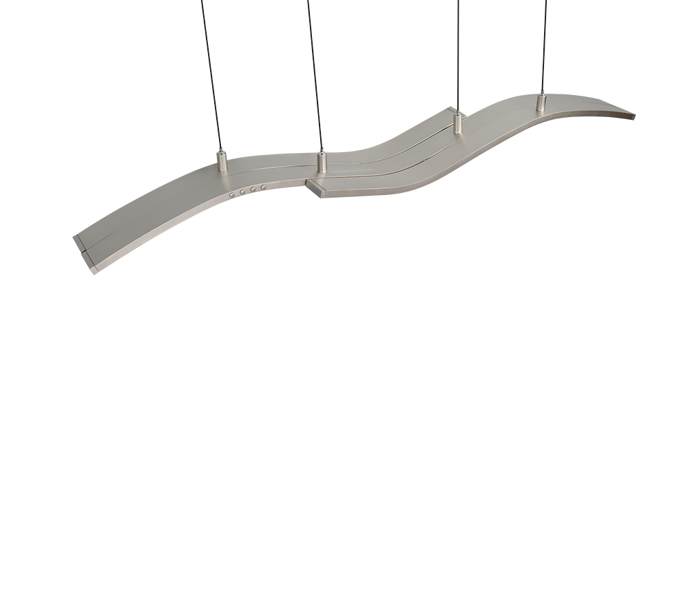 Lustra LED Suspendata Premium Spider Silver - Inaltime Reglabila prin Telecomanda